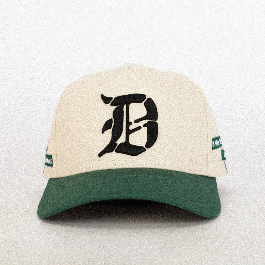 Detroit SnapBack - Vintage Green