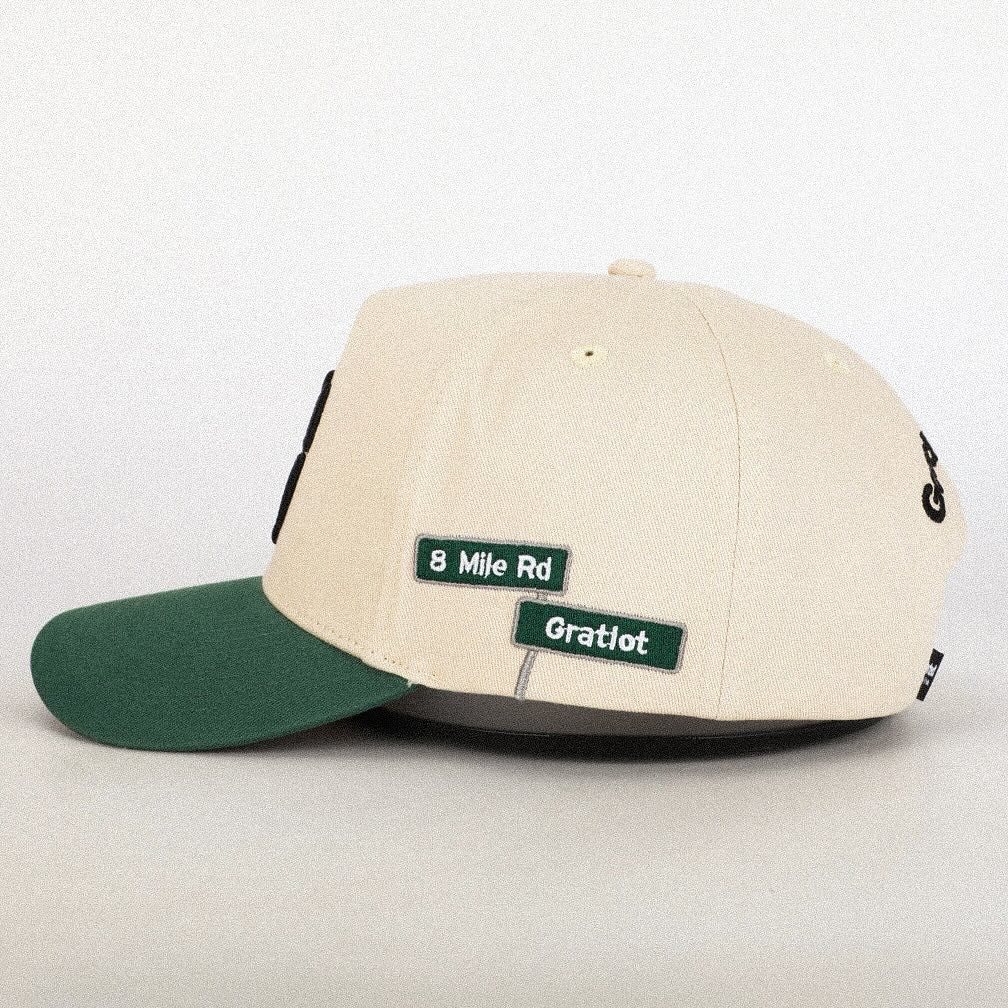 Detroit SnapBack - Vintage Green