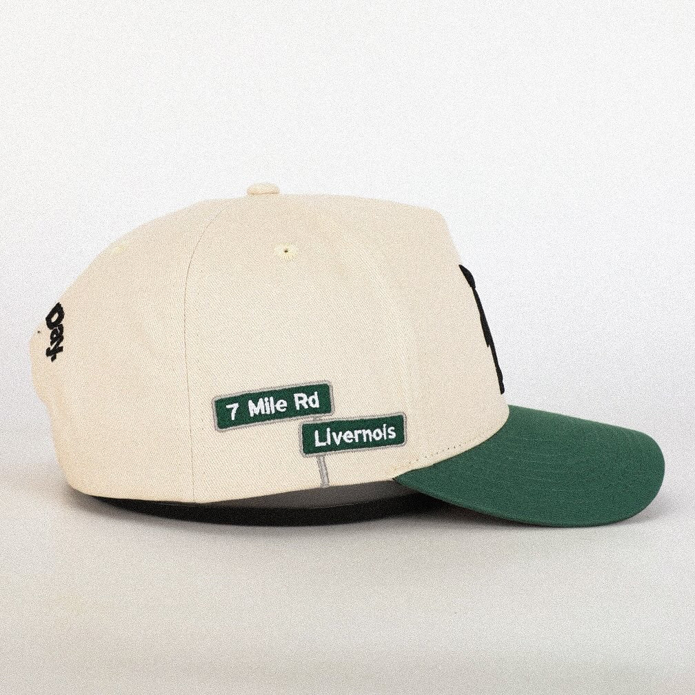 Detroit SnapBack - Vintage Green